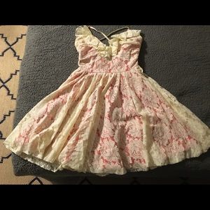 SOLD Lace overlay dress